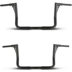 Motorcycle Handle Mounts Craftride 2x Lenker Ape Hanger 12" passend für Harley Davidson Tri Glide Ultra 09-24 - Schwarz