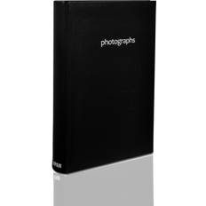 Black Photo Albums Memo Slip In 300 6x4'' Pictures Black