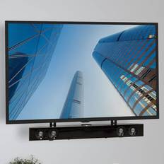 Wisfor Universal Soundbar Bracket Mount Under Above TV Holder