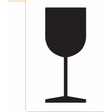 Label Label Versandetikett DR472 S0710 Glas 74x105mm 500 Stück
