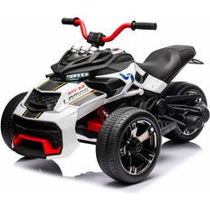 Quad Mini Quad Elettrico per Bambini 3 Ruote 12V ATV 3.0 Bianco