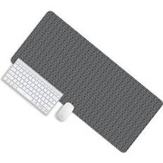 INF Tappetino Per Mouse Da Ufficio Comfort Liscio E Spazioso Grey M