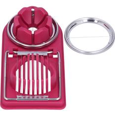 Pink Egg Products Tomtop Jms Stainless Steel Cutter Rose Red Egg Slicers