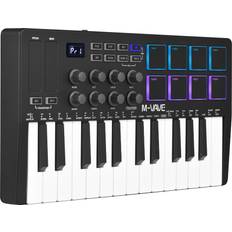 Tomtop Jms Mini Portable USB Keyboard with 25 Velocity Black