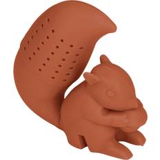 Brown Tea Strainers Tomtop Jms Food Grade Silicone Squirrel Shape Infuser Tea Strainer