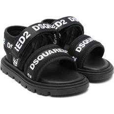 Fabric Sandals DSquared2 Logo-Print Sandals - Kids - Black