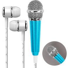 Microphones JG17 Mini 3.5MM Wired Microphone with Earphone