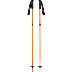 Orange Downhill Ski Poles Black Crows Duos Junius Adjustable Ski Poles
