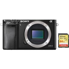Sony A6000 Body Black SanDisk Extreme 64G SD Card
