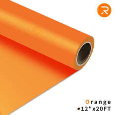 HTVront Heat Transfer Vinyl Roll 12 x 20 Ft 36 Colors Orange