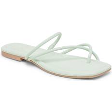 Dolce Vita Leanna Strappy Flat Sandals - Cucumber Stella