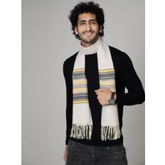 Purple Scarfs Handmade Womens Men Soft Pashmina Cashmere Wrap Long Scarf Neck Winter Warmer Shawl - White