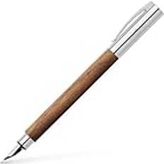 Bruna Reservoarpennor Faber-Castell Füllfederhalter Ambition Nussbaum Federbreite F