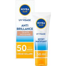Nivea Protections Solaires et Auto-bronzants Nivea Sun UV Face Anti-Brillance Effet Matifiant Solaire SPF50 50 ml 50ml