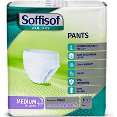 Protezioni per Incontinenza Pannolone Soffisof Air Dry Pants Maxi Medium 8 Pezzi