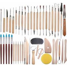 Arts & Crafts Funkyn Ceramic Clay Tools Set 61pcs