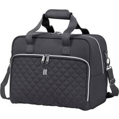 IT Luggage Divinity Quilted Holdall - Dark Grey