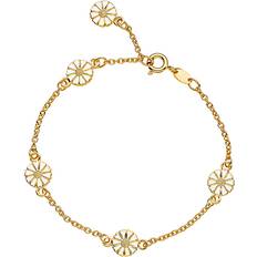 Lund Copenhagen Armbånd Lund Copenhagen Marguerit Forgyldt Sølv Armbånd - Forgyldt Sølv