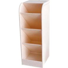 Beige Skrivbordsförvaring & Brevkorgar Cosy@home Pen Holder Inclined Beige Korean Ins Style Four Compartments Stationery Container