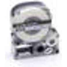 Transparent Labeling Tapes VHBW Ruban Compatible Avec KingJim SR3900P SR40 SR530 SR530C SR550 SR6700D SR750 Imprimante D'étiquettes 12mm Blanc Sur Transparent
