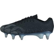 Canterbury Stampede Groundbreak Elite SG Rugby Boots - Black/Silver Metallic