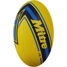 Mitre Cub Rugby Ball Fluo Yellow Navy Blue