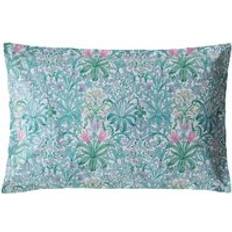 William Morris Pillow Cases William Morris Woodland Weeds 100% Cotton Oxford Pillowcase - Teal Pillow Case