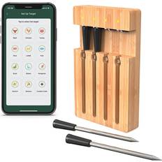 Bruna Kökstermometrar Neoglint 98FT Wireless BT Smart App Control 4 Probes for Grilling and Brown Meat Thermometer