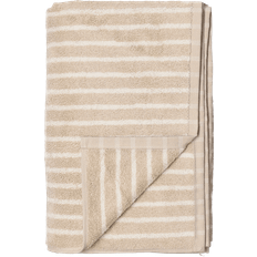 Scandi Living Drift 70x140 cm Beige-White Bath Towel White, Beige (140x70cm)