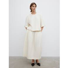 T-shirt Woven Bouclé - Vit
