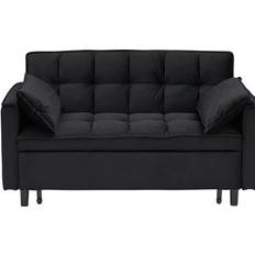 Hokku Designs Small Leisure Futon Bed 32.3 H x 55 W x 33 in Sofa