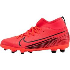 Röda Fotbollsskor Nike Junior Superfly 7 Club FG/MG - Pink/Black