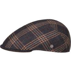 Lierys Dancosta Wool Flat Cap - Mörkblå