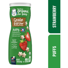 Gerber Grain & Grow Stage 2 Puff Snack Non-GMO Strawberry 1.48 oz