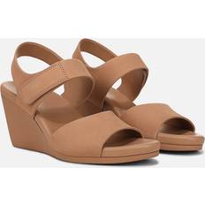 Nubuck Heeled Sandals Naturalizer Imani Wedge Sandals - Leather