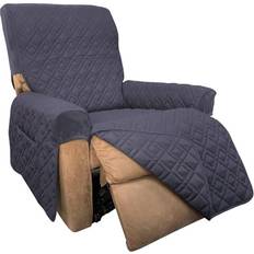 Easylife Lifestyle Solutions Fitted Recliner Protector Water Resistant Loose Chair Cover Grey
