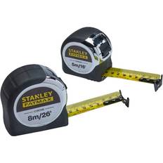 Stanley Measurement Tools Stanley Stanley FatMax Measures 8m 26ft 5m 16ft XMS19CTTWIN Measurement Tape