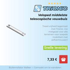 Trionic Walkers Trionic Veloped Keskellä Oleva Teleskooppi Taitettava Putki