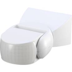 White Twilight Switches & Motion Detectors Litecraft Infrared Motion Sensor With Adjustable Pivot White