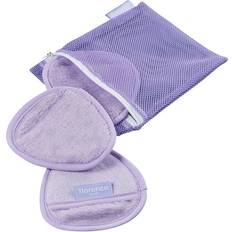 Veganska Bomullsrondeller Florence by Mills Reusable Bamboo Cotton Rounds Augenmake-up Entferner Damen 1 St
