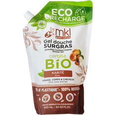 Mousse Duschcremer Green Nature Ekologisk Karité Surgras Duschgel 900ml