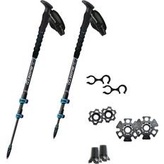 Trekking Poles GUIDETTI B Light MK2 Hiking Stick Noir