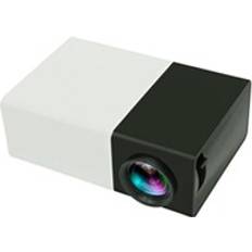 Projecteurs Mini Vidéoprojecteur Portable Home Cinema 400 Lumens LED HDMI USB Micro SD Noir