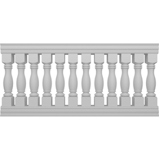 Stair Railings Ekena Millwork 42 H x 7 L Fiberthane Embassy Unassembled Balustrade Railing Kit