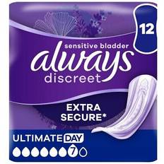 Always Discreet Incontinence Pads Plus Women Ultimate Day x 12