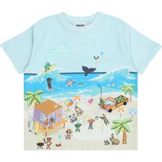 Molo Overdele Børnetøj Molo Pixel Short Sleeve T-Shirt - Blå