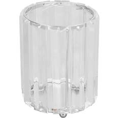 Transparent Penn-& Prylställ Tomtop Jms Cosmetic Brush Holder Transparent Glass Round Decorative Desktop Pen Storage Organizer Box