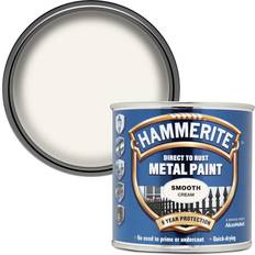 AkzoNobel Hammerite 5122058 Direct To Rust Smooth Cream Finish 250ml Metal Paint