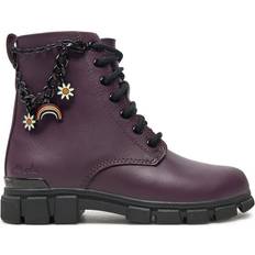 Purple Boots Children's Shoes Clarks Evyn Charm O Girls Boots - Purple