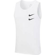 Men - Tennis Tank Tops Nike Men's Casual Sports Sleeveless Breathable Vest - White